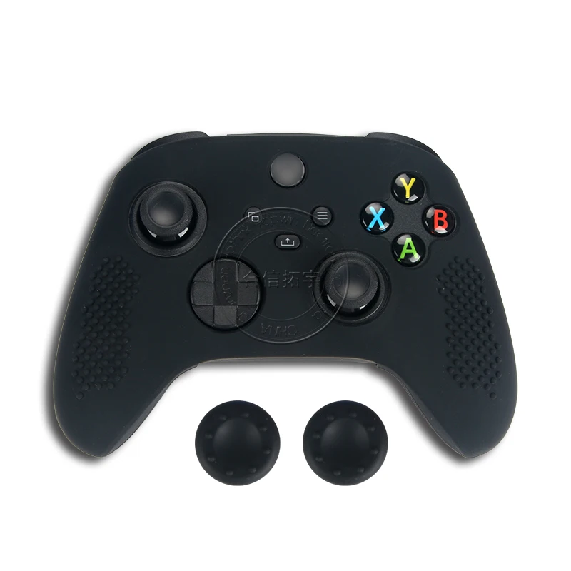HOTHINK 1 Buah Casing Silikon untuk XBOX Seri X S Pengendali Antiselip Penutup Kulit Lunak untuk XBOX SX SS