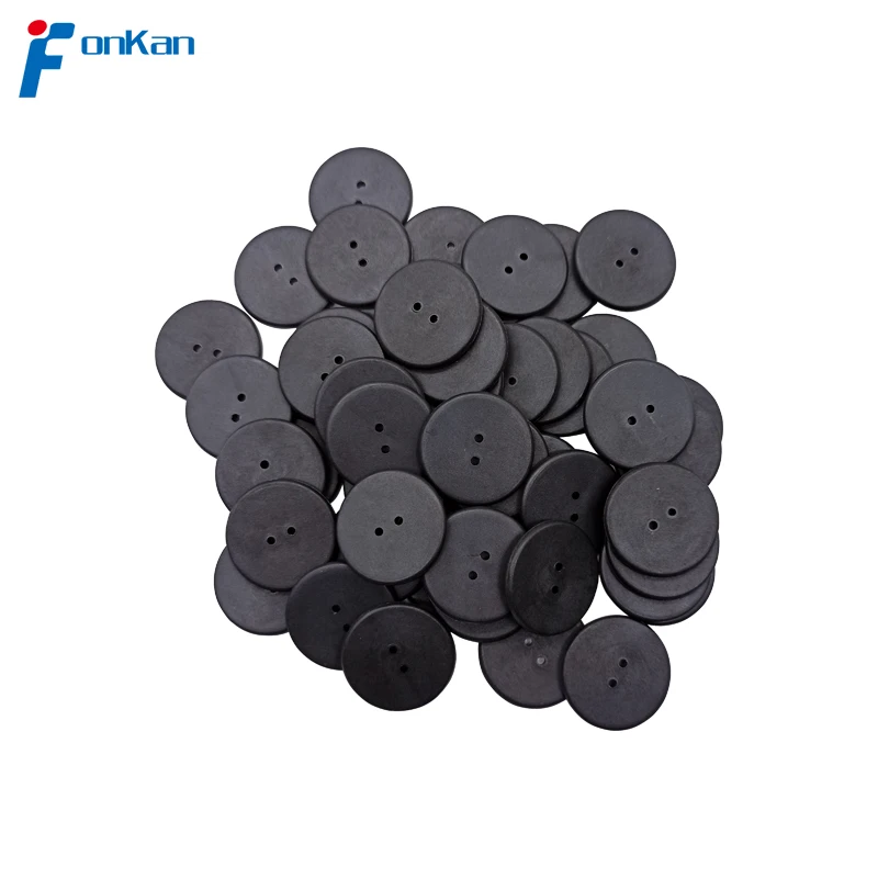 Washable Button Electronic Clothing Fabric Washing High Temperature Resistant  UHF RFID Tag