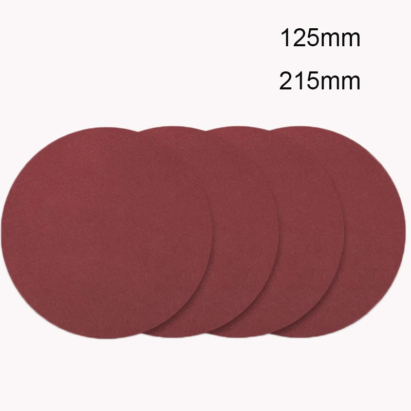 20pcs/lot sanding paper wall polisher grinder sanding disc pad 125mm 215mm