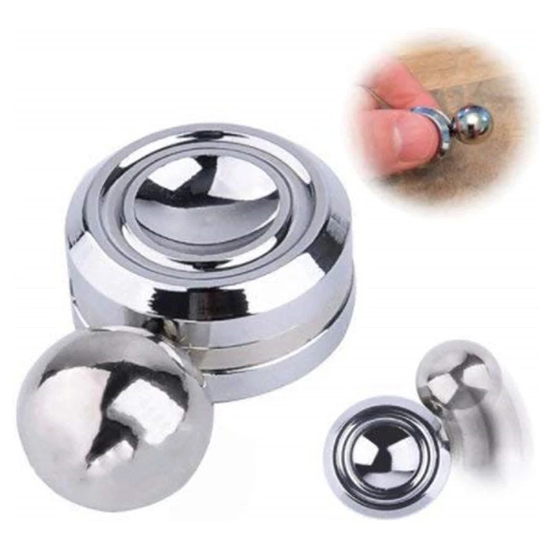 Metal magnetic gyroscope simple magic children's puzzle toy fingertip toy decompression fidget mini satellite adult gift