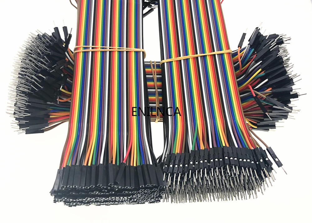 40-120pcs Dupont Line 10CM 20Cm 40Pin Male To Male + Male To Female And Female To Female Jumper Wire Dupont Cable For Arduino