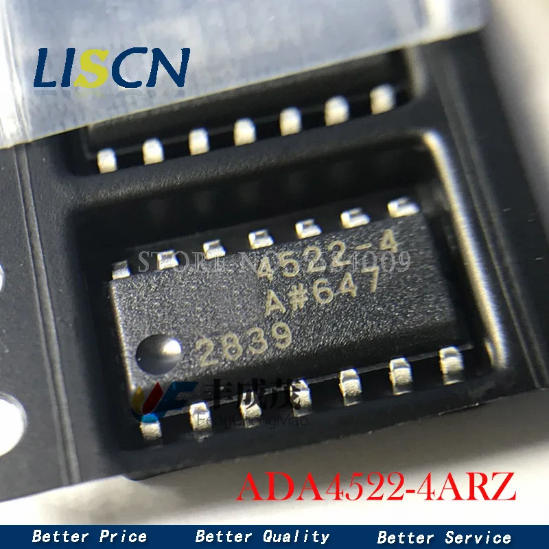 1PCS ADA4522-4ARZ ADA4522-4 Operational Amplifier SOIC14 New