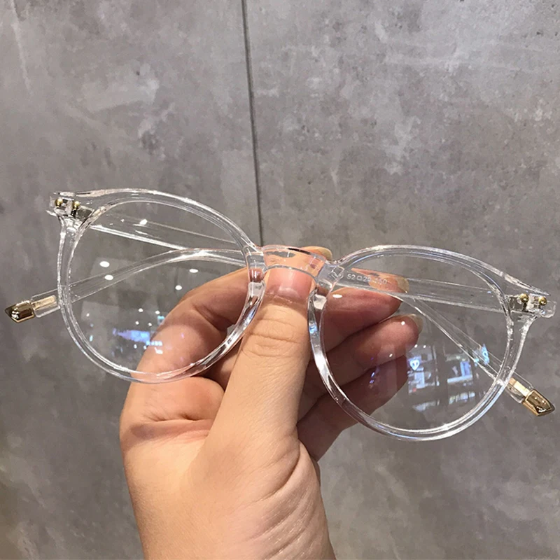 New Anti Blue Light Glasses Frame for Women Vintage Blue Light Computer Men Spectacle Round Optical Eyewear High Quality Gafas