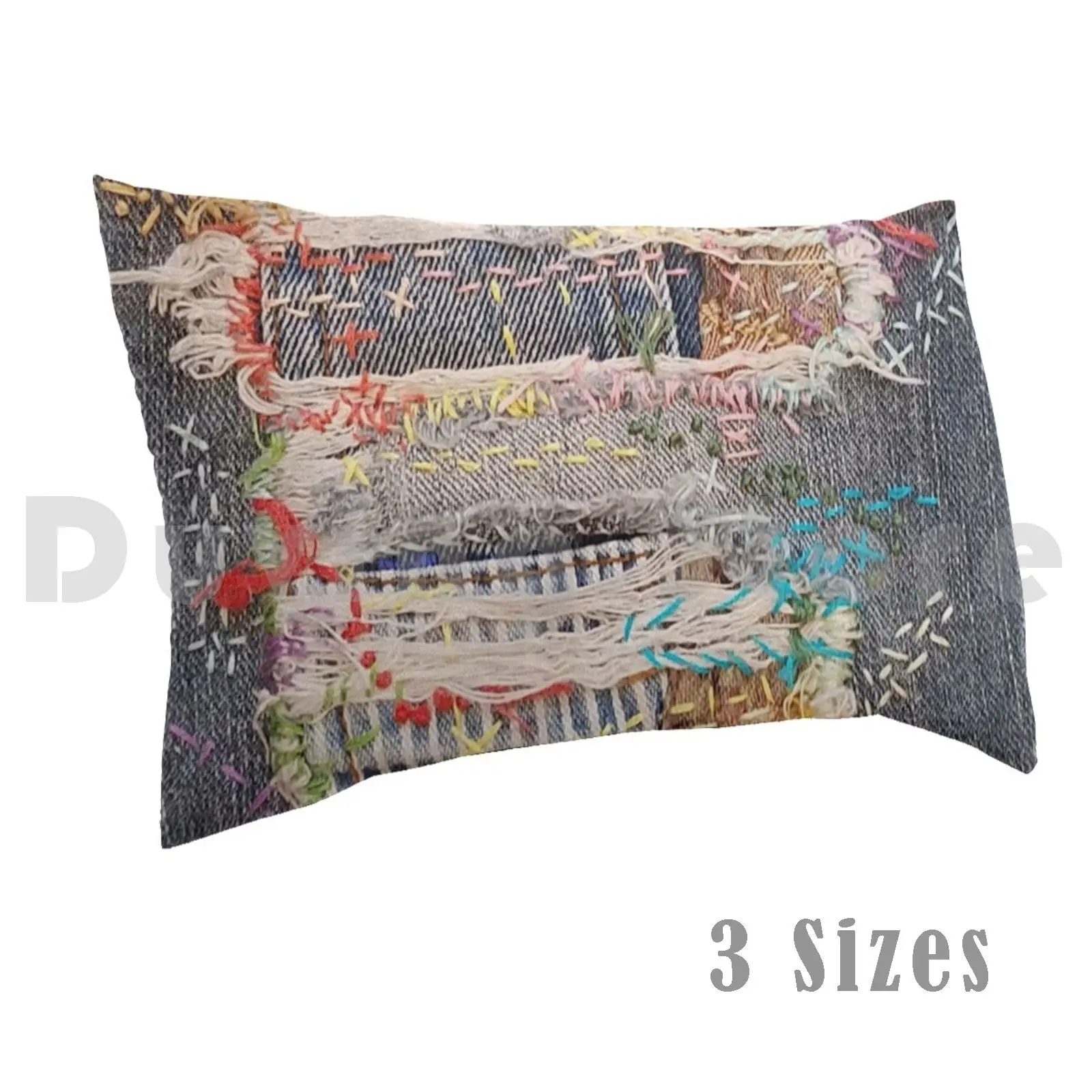 Pillow Case Hat 2264 Embroidery Patchwork Visible Mending Slow Mending Matters