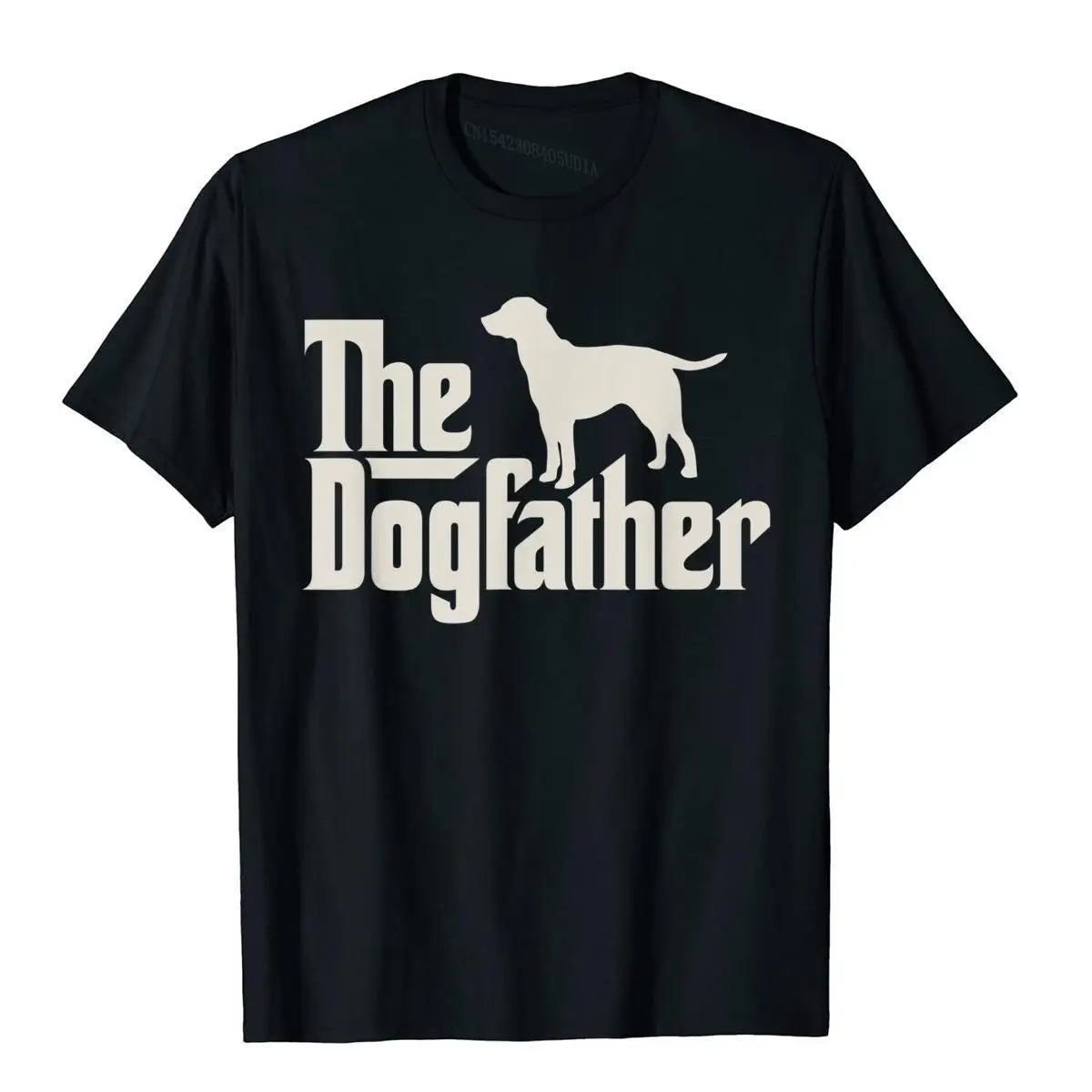 The Dogfather Labrador Funny Dog Owner Shirt T-Shirt Rife T Shirt Harajuku Oversized Streetwear Cotton Men Tops Shirts Party