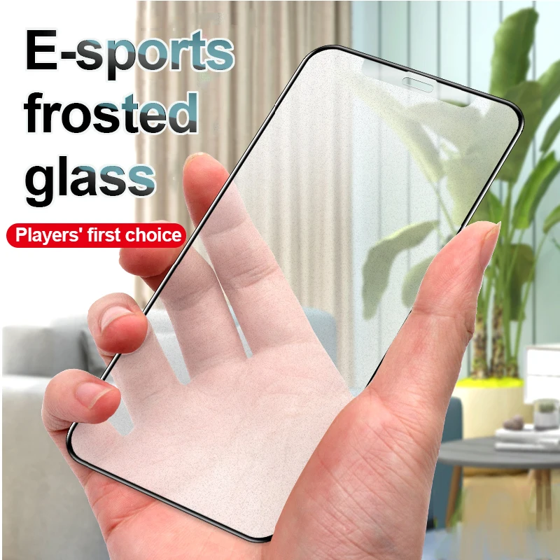 

E-sports Special Matte Glass For iphone 11 X XS Max 7 8 Plus Protection Glass Screen Protector Film For iPhone 12 13 14 15 Glass