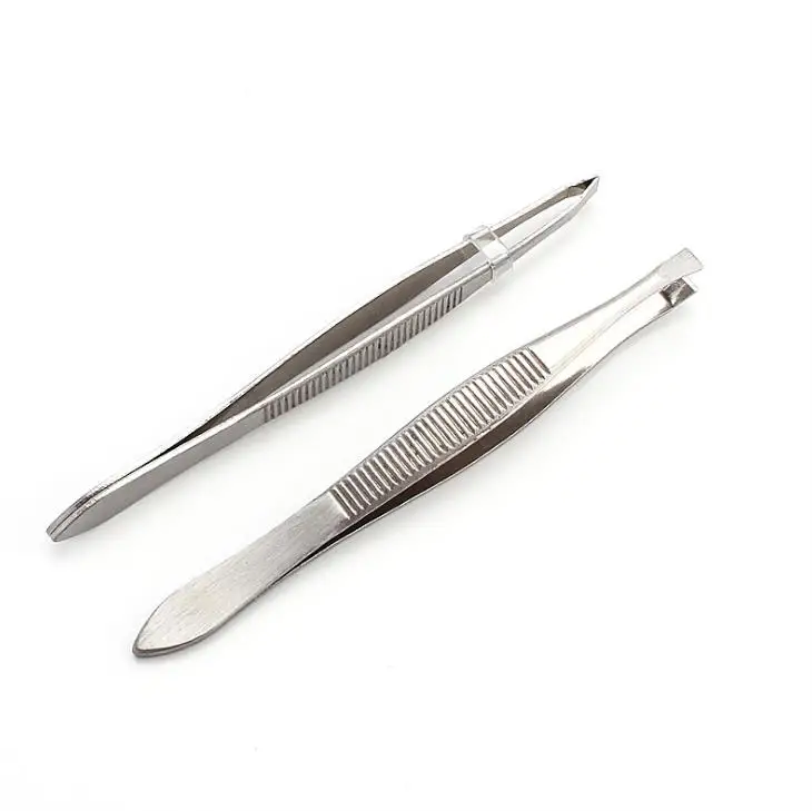 

Wholesale Women Eyebrow Face Nose Hair Clip Tweezer Remover Stainless Steel Tweezers Shape Tool Eyebrow Tweezers SN150