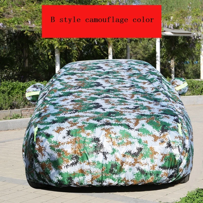 Car Cover Waterproof Dust Thickening Antifreeze Sunscreen Rainproof Car Coverall Umbrella Sedan Coupe SUV Truck Cover Universal