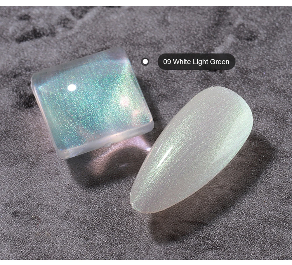 Vendeeni 9 Farben Moonlight White Serie Gel-Nagellack Semi-Permanent UV LED Soak-Off Gel-Lack Glänzender Nagelkunst-Gel-Lack – Detail 16