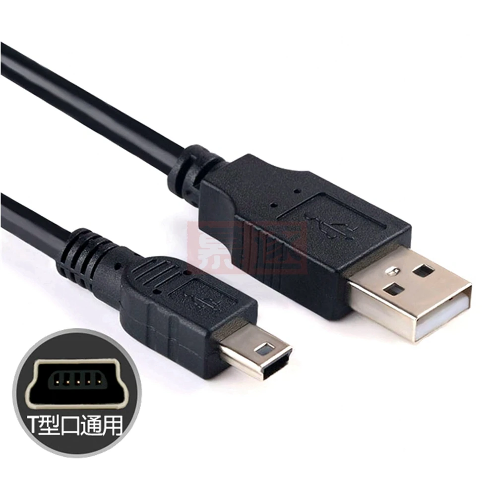 Data Charging Cable Cord Adapter USB 2.0 A Male to Mini 5 Pin B Best Black length 30-500 cm Data Cables usb extension cable