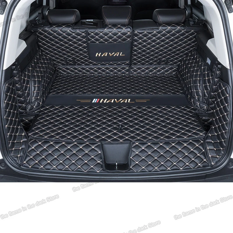 for haval big dog leather car trunk mat cargo liner 2020 2021 2022 cover carpet boot accessory auto interior details styling