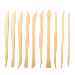 10Pcs/Set Pottery Clay Sculpting Polymer Modeling Carving Tools DIY Craft Kit 15.8cm