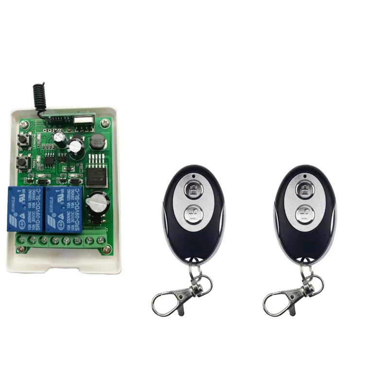 

DC12V 24V 36V 48V 2CH 2CH Радиоконтроллер RF Беспроводное реле Пульт дистанционного управления 315 МГц 433 МГц Передатчик + приемник
