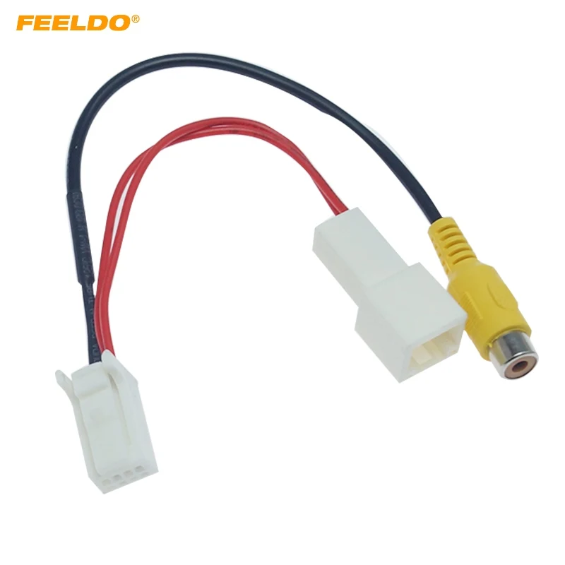 FEELDO Car Rear Camera Video Plug Converter Cable Adapter For Dongfeng Fengguang 360/370 Parking Reverse Wiring #6106