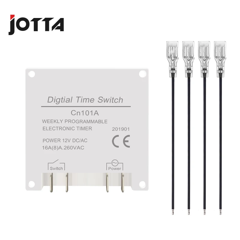 CN101A LCD time switch 12V 24V 110V 220V Time Relay Street lamp billboard power supply timer without water proof box