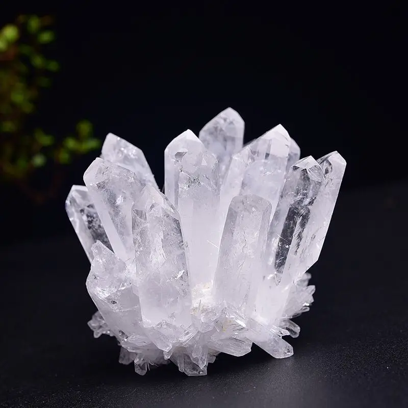 50-400g Natural White Crystal Cluster Quartz Crystal Health Healing Reiki Stone Raw Point Specimen Home Decor Raw Crystals