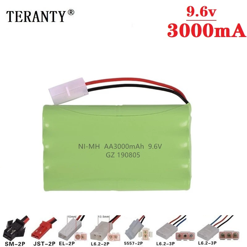 Batería NiMH 9,6V 3000mAh recargable para airsoft - imagen 2
