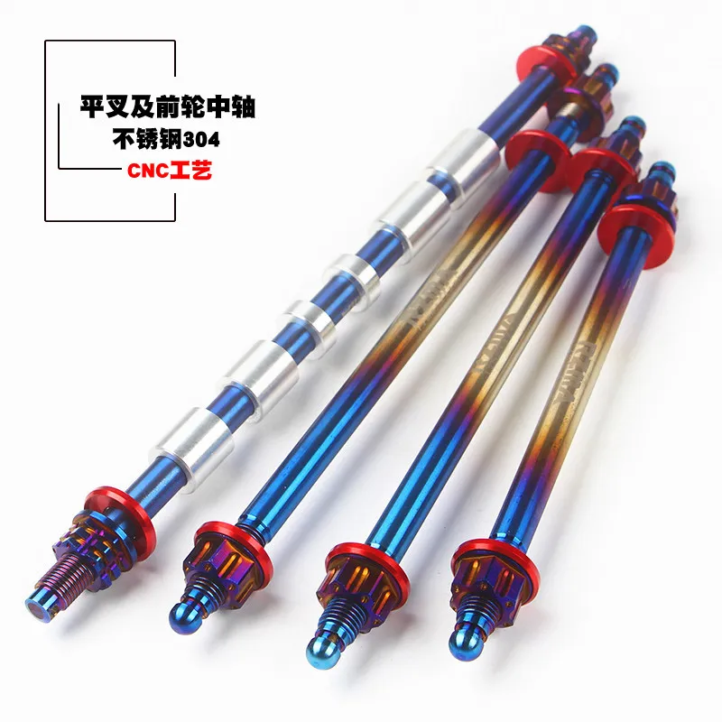 

Мотоцикл электрический мотоцикл ремонт 304 нержавеющая сталь M12 переднее колесо Болт оси