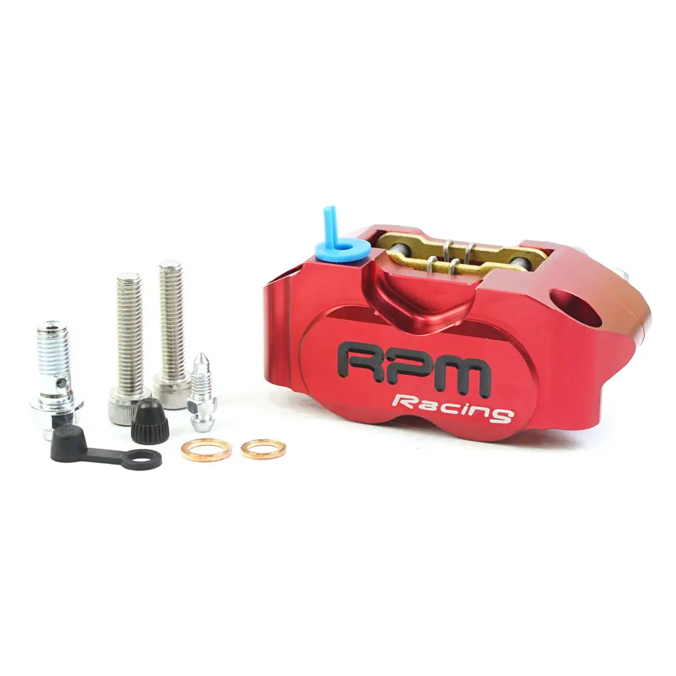 Motorrad RPM Bremssattel 4-Kolben für Yamaha Aerox Nitro RSZ JOG BWS 100 125 Zuma GROM Scooter Dirt Bike Scheibenbremssattel