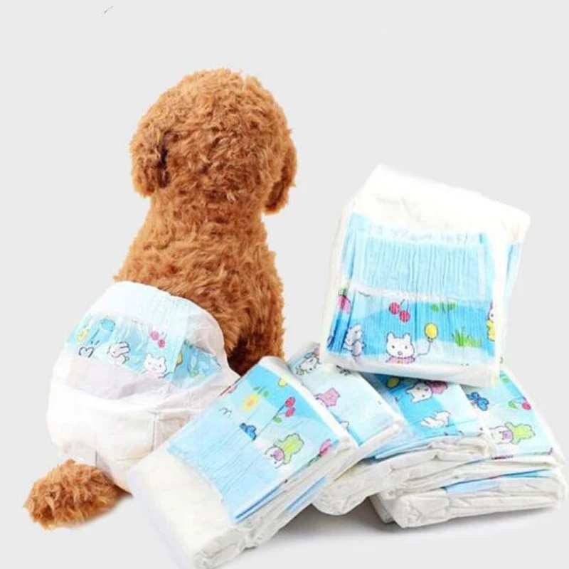 

Dog Diapers Diaper for Dogs Pet Female Dog Disposable Leakproof Nappies Puppy Super Absorption Physiological Pants