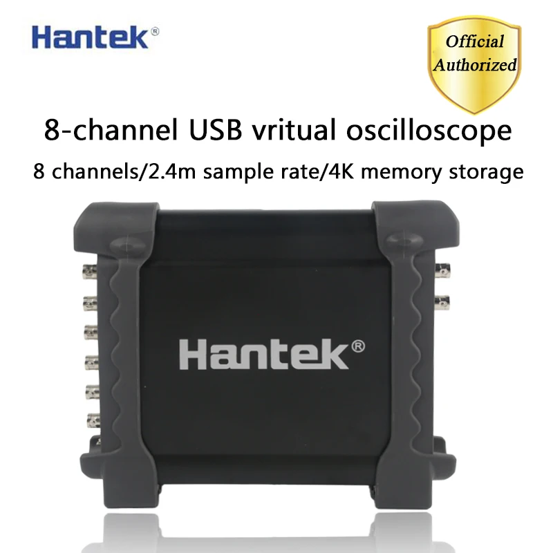 Hantek-Osciloscópio Teste De Veículos, Equipamento De Diagnóstico Automotivo, USB, 8 Canais, 1008C