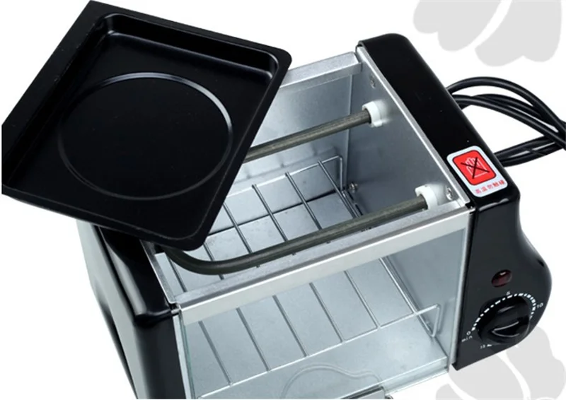 Мини-электрическая духовка многофункциональная домашняя машина для выпечки завтрака гриль жареные яйца омлет Высокое качество 220 В 800 Вт KX13