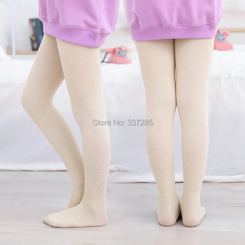 winter baby girls warmer tights cotton kids toddler non-slip sole pantyhose spring autumn striped tight for fashion infant child