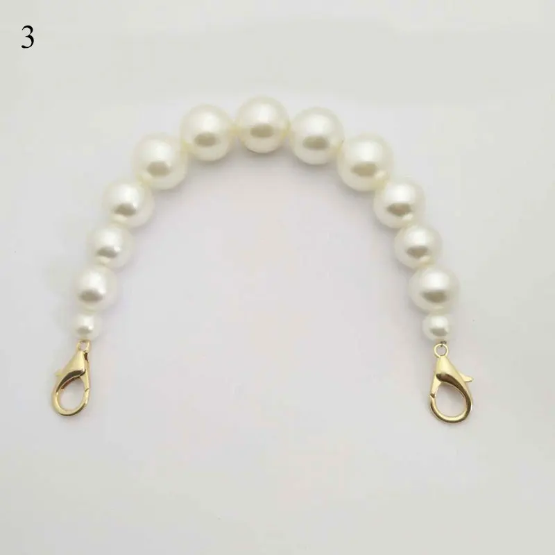 15-120cm Faux Pearl Bag Strap Beaded Bag Handle Shoulder Straps Women O bag Handles Replacement for Handbags Strap Accessories