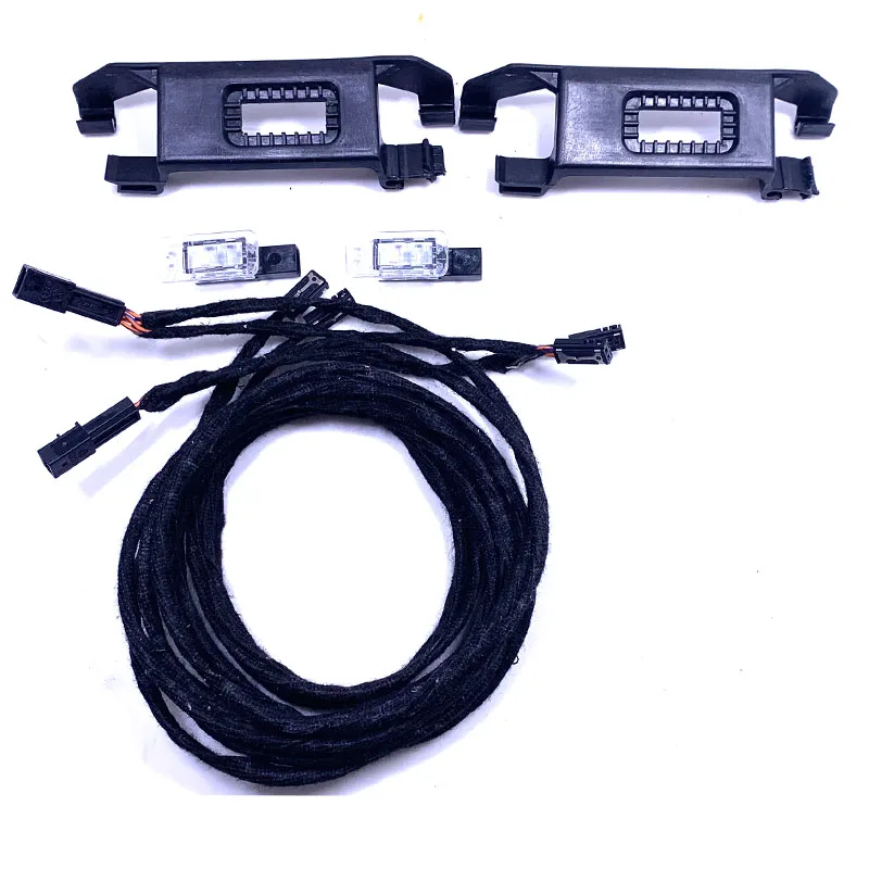 LED Footwell Lighting + Cable Rear set for T-ROC Jetta Polo T-Cross Enyaq