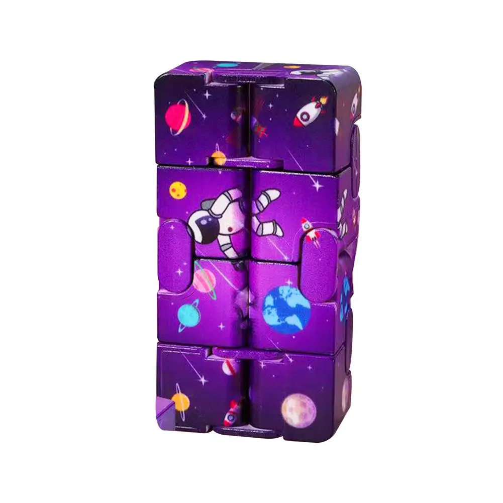 Anti Stress Cube Infinity Cube Magic Cube Office Flip Cubic Puzzle Stress Reliever Autism Toys Relax Toy For Kids Adults