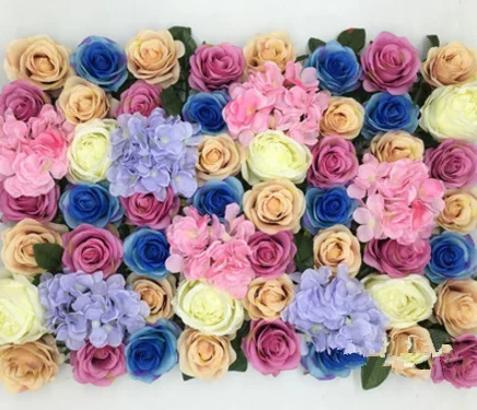 Flower wall European photography wedding decoration background simulation flower silk flower color can be customized