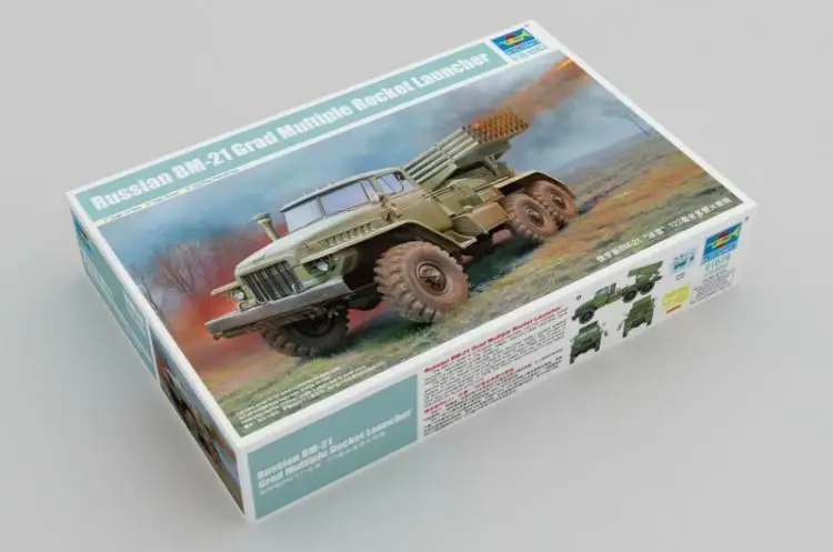 

Trumpeter 01028 1/35 Russian BM-21 Grad Multiple Rocket Launcher Model Kit