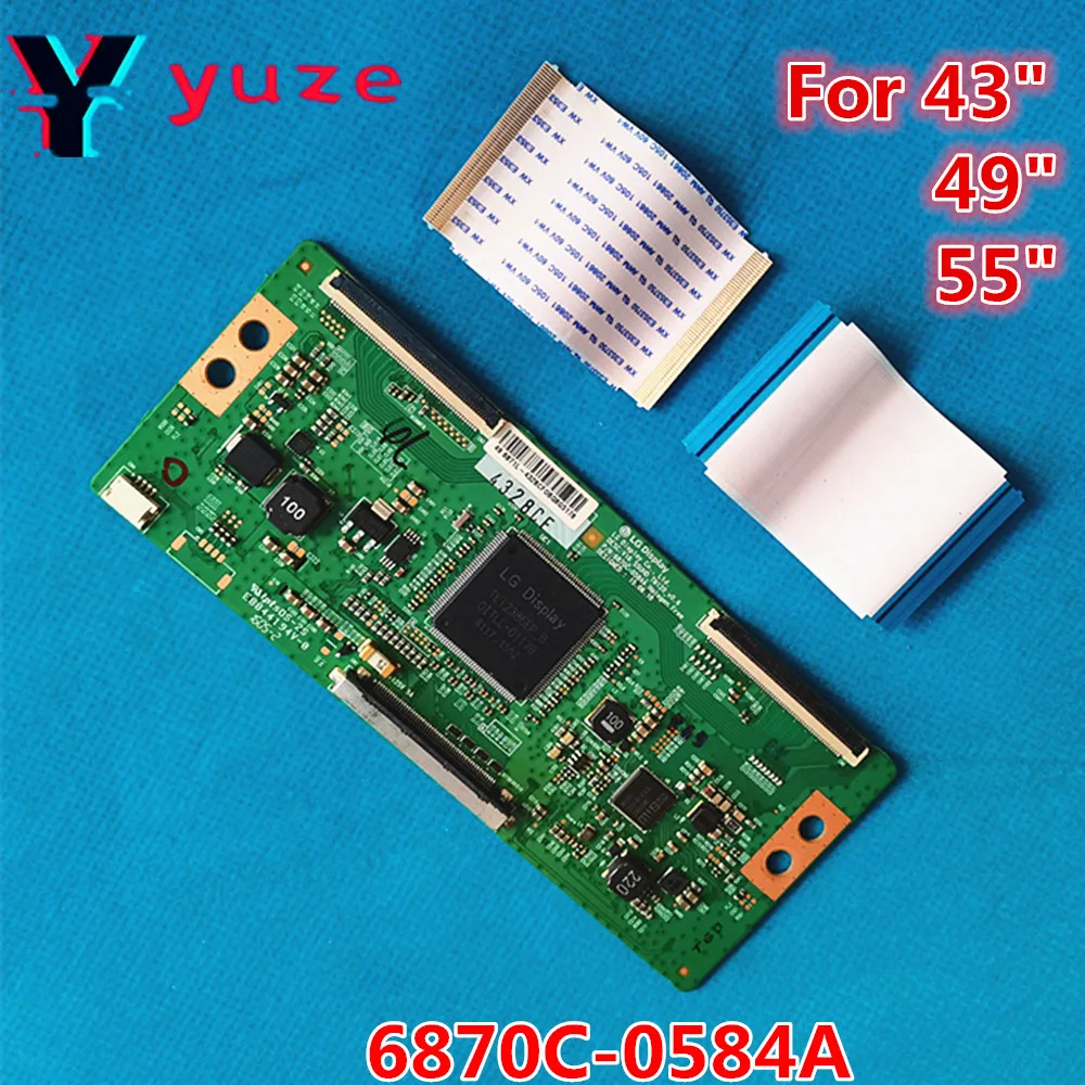 T-CON Logic Board V16_55UHD_TM120_v0.6 6870C-0584A For 43UH620V 43PFL5922 43PFL5703/F7 55PFL5604/F7 55PFL5601/F7 49E600E 55E5