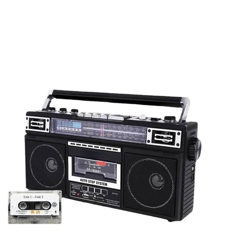 919 Recorder Radio Portable Four-Band Tape for Elderly Students Bluetooth USB Flash Disk SD