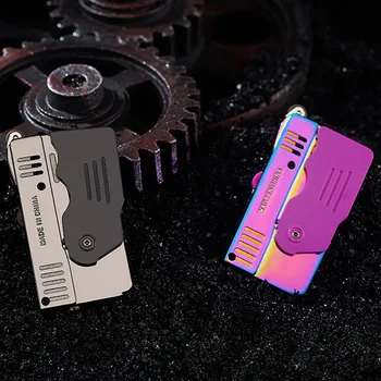 Free Fire Dual Flame Jet Pistol Isqueiro Tocha Turbina Unusual Isqueiro Gás Butano Isqueiro Gadget Men (Airless)