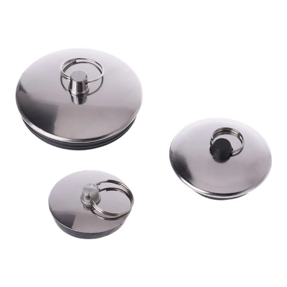 Kitchen Sink Drain Stopper Plug With Hanging Ring For Bathtub Kitchen Bathroom Accessories