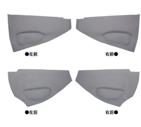 4PCS Microfiber Leather Door Panels Armrest Protective Cover For Fiat Palio Siena Weekend car accessories interior