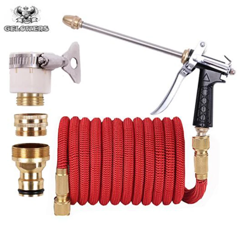 

TELESCOPIC HOSE 25FT-100FT Garden Magic Hose Telescopic flexible Plastic Hose Car Wash Hose Metal Spray Gun Outdoor Garden Water