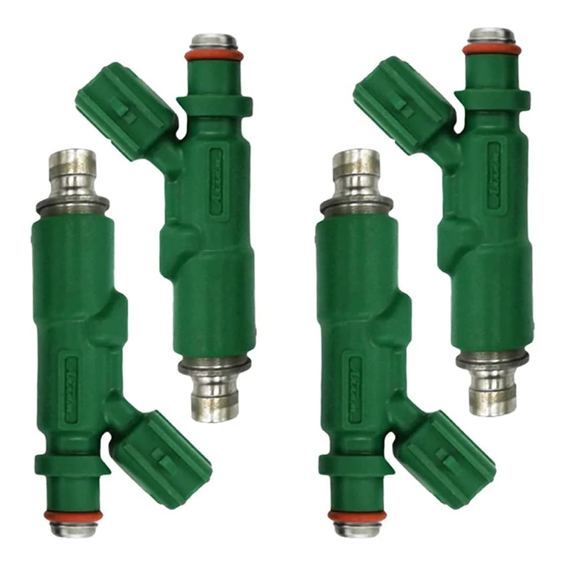 4PCS Fuel Injector 23250-21020 Set New For Toyota Prius Echo Scion xA xB 1.5L l4 Automobile Parts