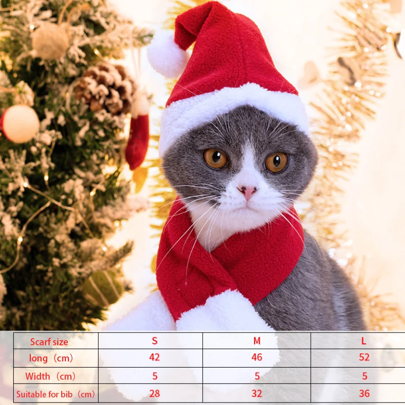 Winter Christmas Pet Cat Costumes Funny Santa Claus Clothes For Small Cats Dogs Xmas New Year Cat Clothing Kitty Kitten Outfits