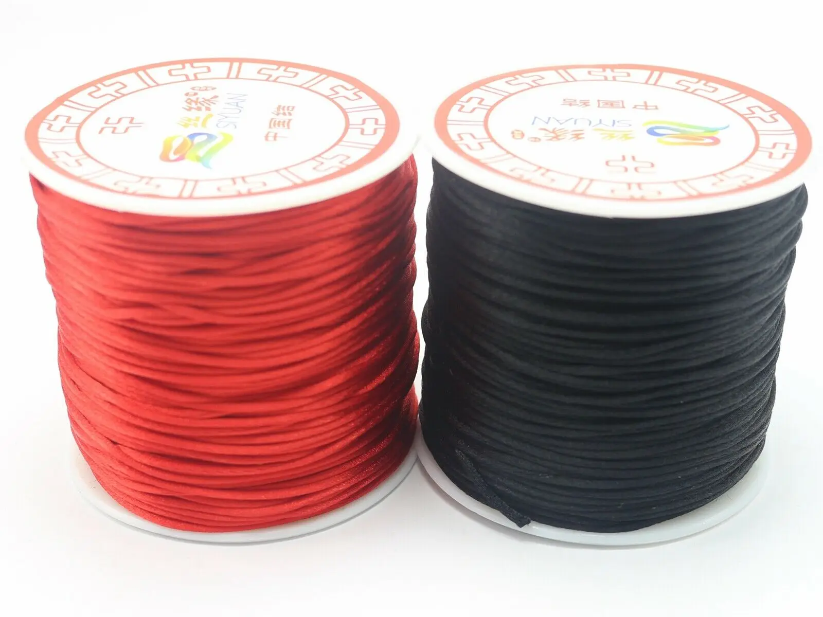 55 Meters Nylon Chinese Satin Silk Knot Cord 1.5mm RATTAIL Thread Necklace