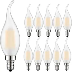 Retro Led Dimmable Candle light  C35 Frosted E14 220V 4W 6W Warm white 2700K Filament Bulbs Lamp For Chandelier Lighting