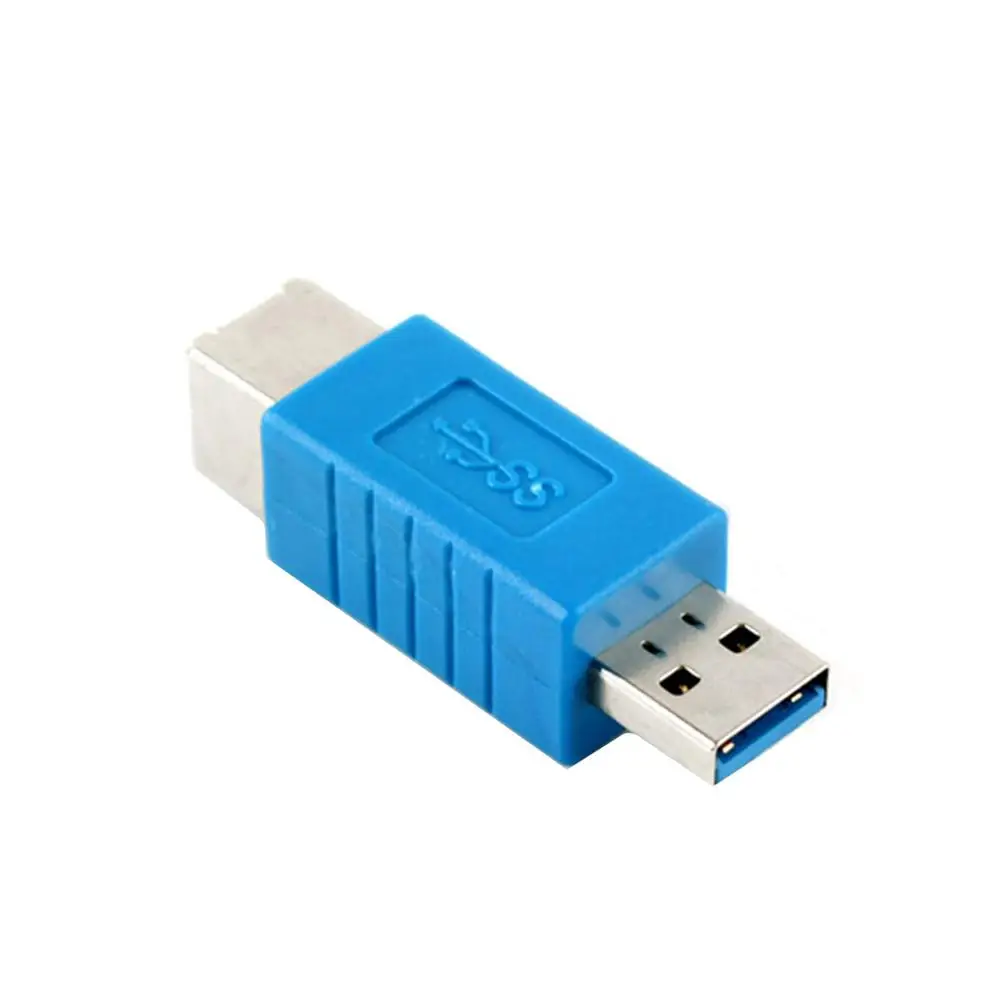 USB wysokiej jakości 3.0 typ A żeńskie na typ B żeńskie złącze wtykowe Adapter USB 3.0 Adapter konwertera AF na BF