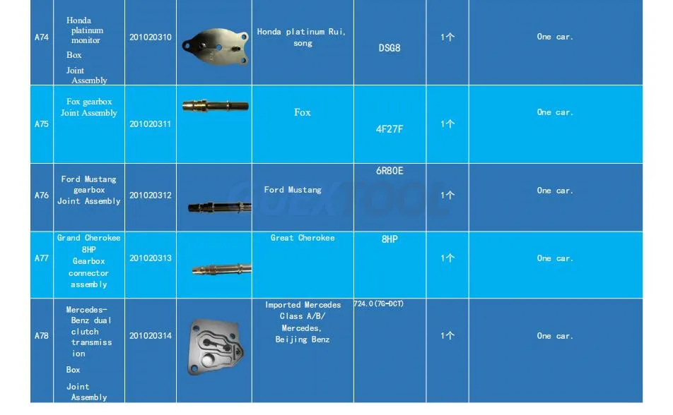 ATF-Steckverbinder 140 Stück Auto Automatikgetriebe-Ölwechsel Getriebe-Schnelladapter – Detail 21