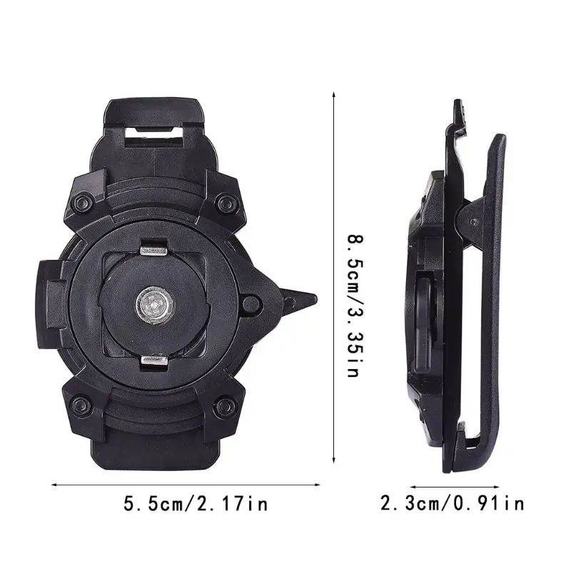 Universal Magnet Waist Clip Vertical Phone Holder Anti-skid Buckle Lock Waist Belt Clamp for iPhone Samsung Xiaomi Kit