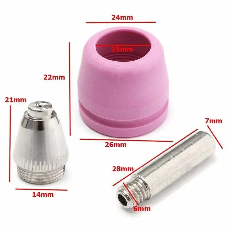 Bộ 60 WSD60 Cắt Plasma SG-55 AG-60 Không Khí Plasma Đèn Pin Phi Công Vòng Cung Bị Tiêu Thụ Bộ Dụng Cụ Đầu Phun Đầu Ly chất Lượng Cao