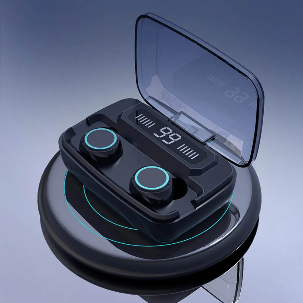 M11 سماعات لاسلكية TWS 5.0 سماعة 3300mah HiFi IPX7 سماعات مقاومة للماء التحكم باللمس سماعة للرياضة/لعبة