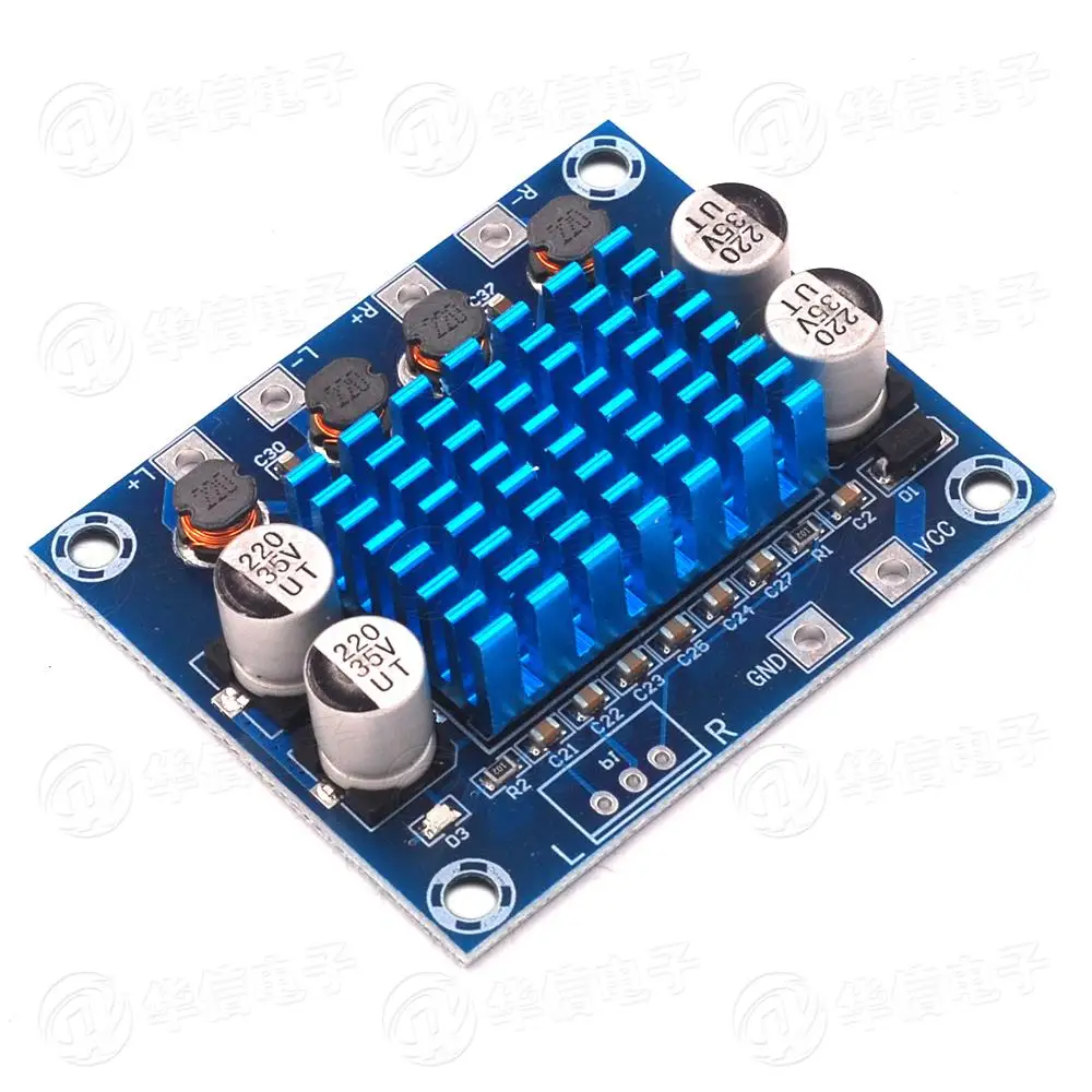 XH-A232 HD Digital Audio Amplifier Board MP3 Amplification Module 12v24v Sound Amplification Board Double Channel 30W