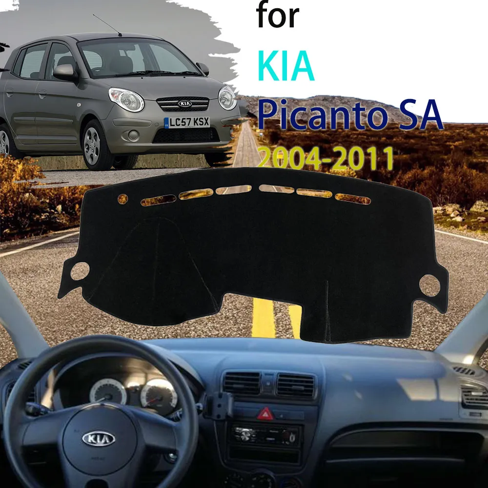 Dashboard Center Control Cover Mat Pad for Kia Eko Taxi Naza Suria Picanto Morning SA 2004 2005 2006 2007 2008 2009 2010 2011