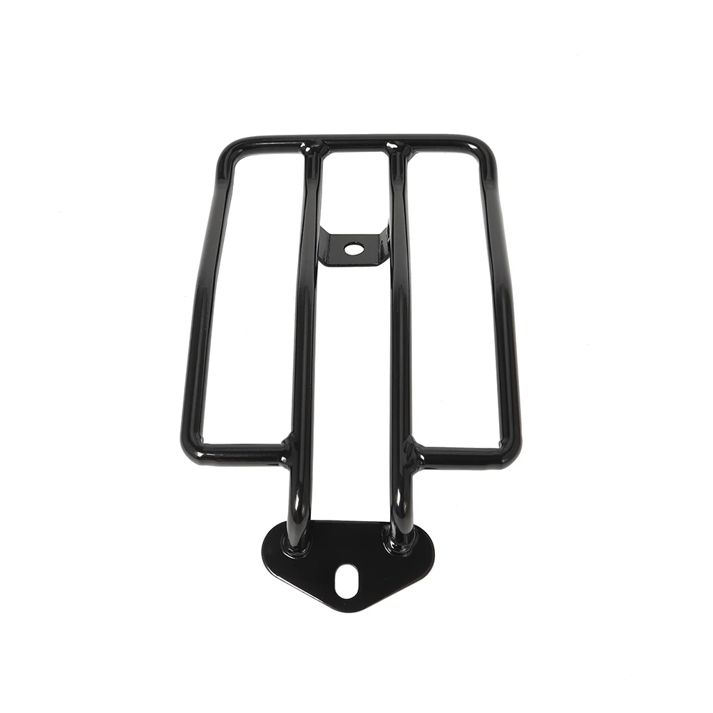 Motorcycle Rear Solo Seat Luggage Rack Support Shelf Gloss Black For Harley Sportster Iron 48 XL883 XL1200 2004-2017 2018 2019